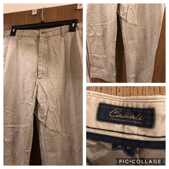 Roundtree and Yorke Men’s Khakis - Picture 1 of 1